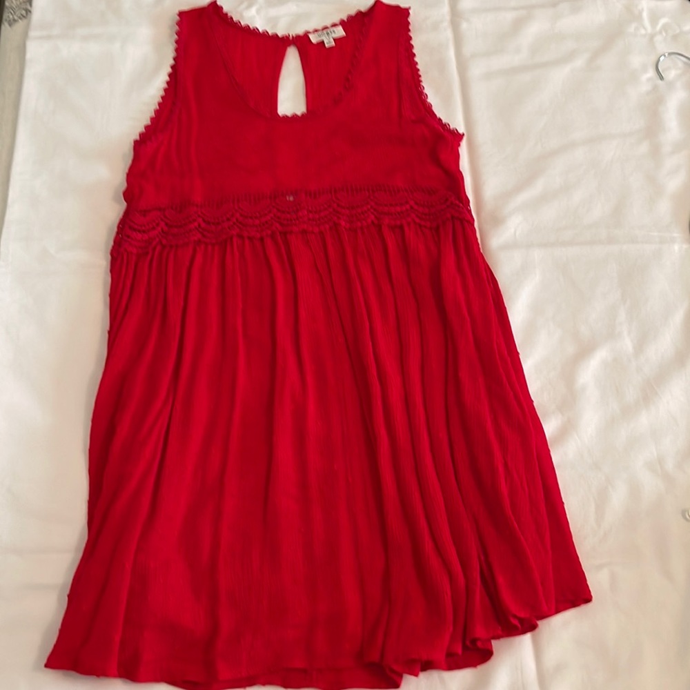 Beautiful red/orange dress- bought at a boutique, but never worn-